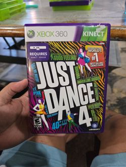 "Just Dance 4" Game For  Xbox 360 Kinect Family Game 40 + Hits