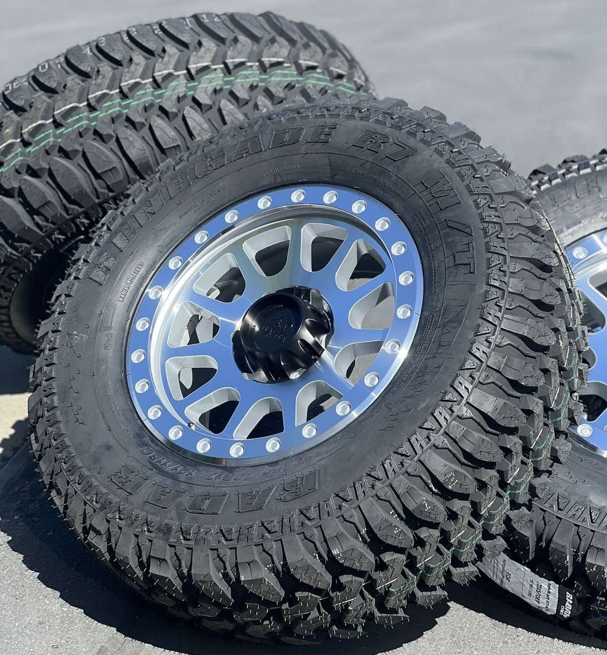 17” NEW Black Rims Wheels Tires Silver Bronze Ford F150 Expedition Toyota Tacoma Tundra 4Runner Sequoia Lexus Jeep Wrangler Gladiator Chevy Silverado