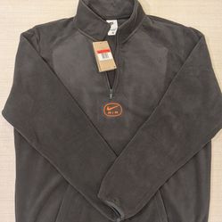 Nike
Mens Swoosh Air Polar Fleece Half Zip Top - Large 
