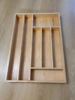 Wood Utensil Organizer