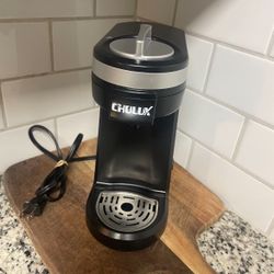 WORKS  Small Single Serve CHULUX One Cup Travel Coffee Maker Machine For K-Cup