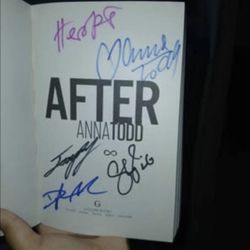Signed Anna Todd book