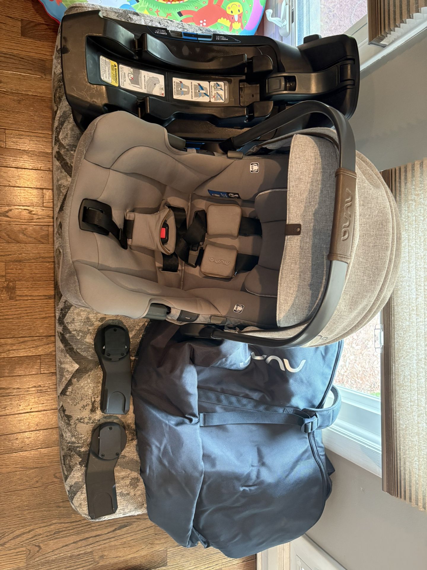 Nuna Pipa RX Infant Car Seat + Base + Nuna Travel Bag + Silver Cross Dune Adapters – Chicago Pickup! $550