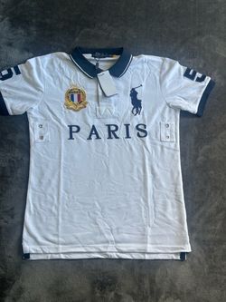 Polo x Paris slim fit number 5 detailed shirt