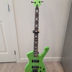 New green fireman style bass