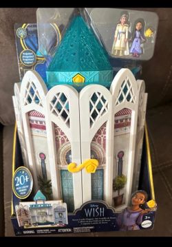 New Disney Wish doll castle play set with projector feature