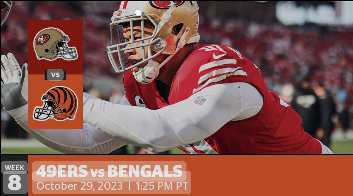 Niners Vs. Bangals