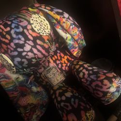 Inspired Lisa frank bunny plush