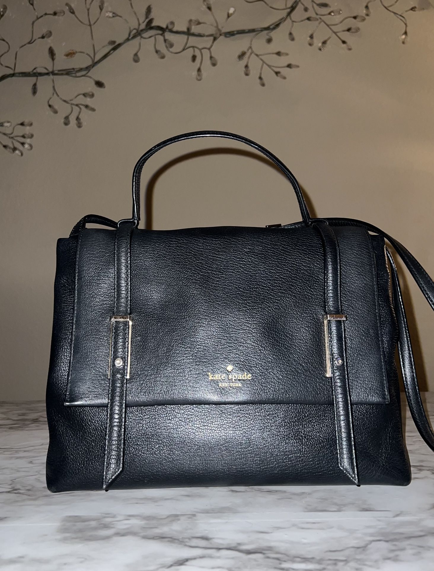 Black Kate Spade Bailey Street Bruna Handbag/Satchel Shoulder Bag