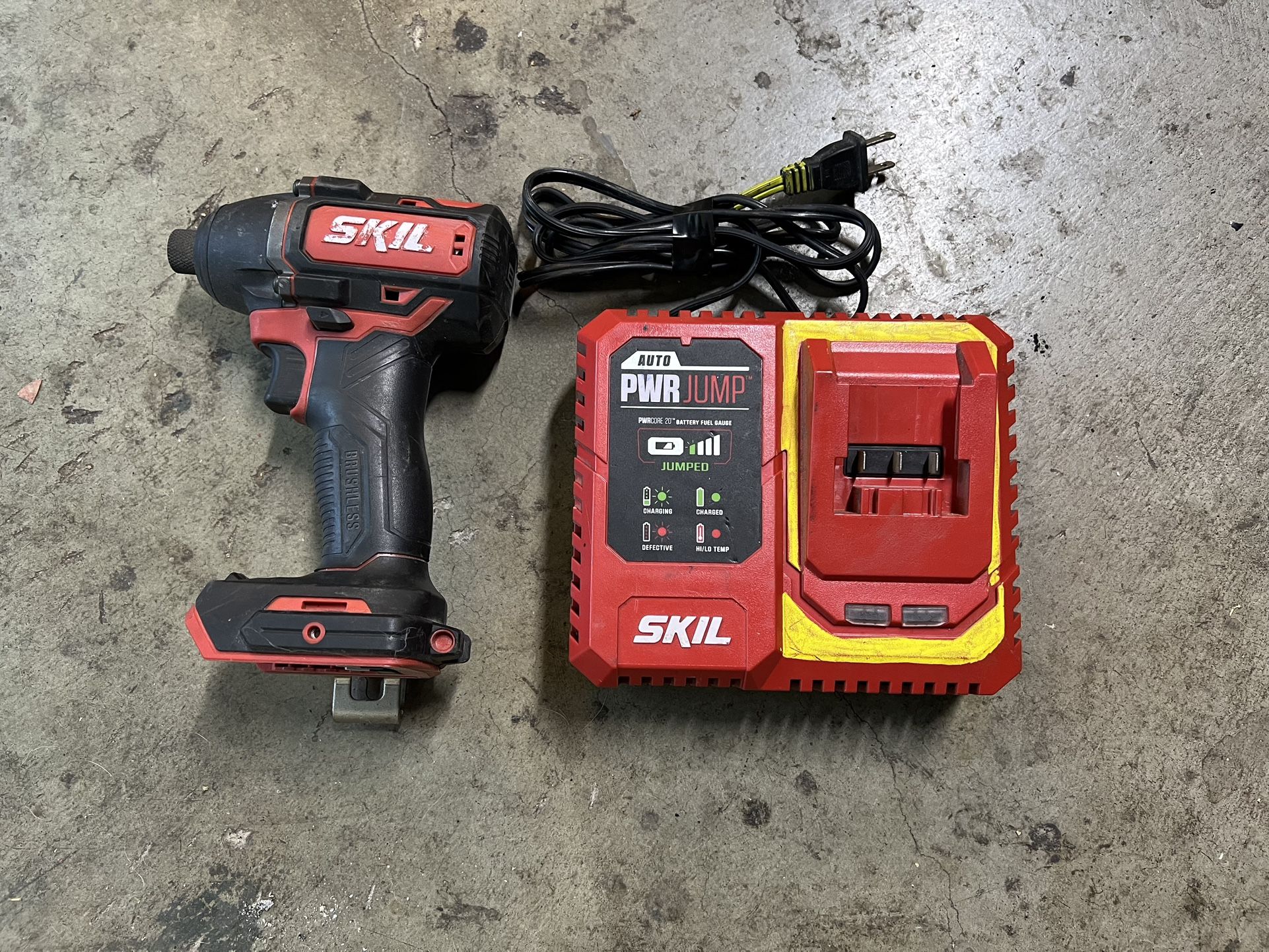 Skil 20v Impact + 20v Quick Charger (no battery) 