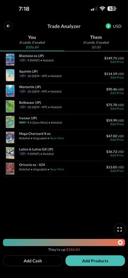 Selling Pokémon cards (PSA + raw).