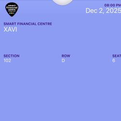 Xavi Tickets