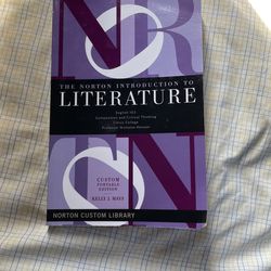 The Norton Introduction To Literature 