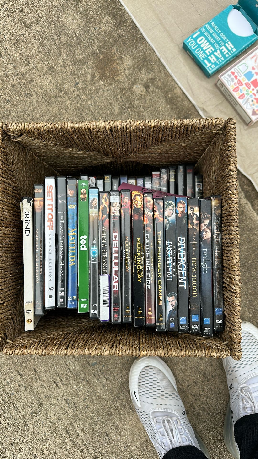 Bin Of 30+ DVDs