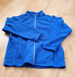 Blue Full-Zip Fleece Jacket Size XL