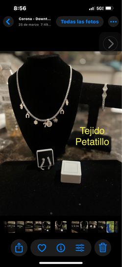 Set de joyería estilo petatillo