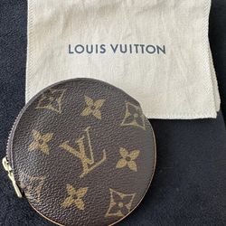 Louis Vuitton Round Coin Pouch- AUTHENTIC