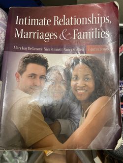 Intimate Relationships marriages & families