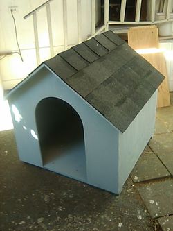 3' new wood dog house