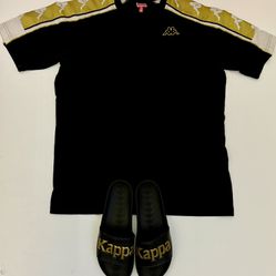Kappa Shirt With Slides