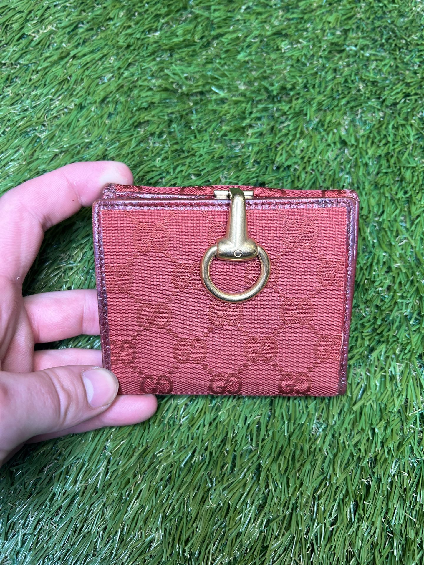 Authentic Gucci Horsebit Velvet wallet