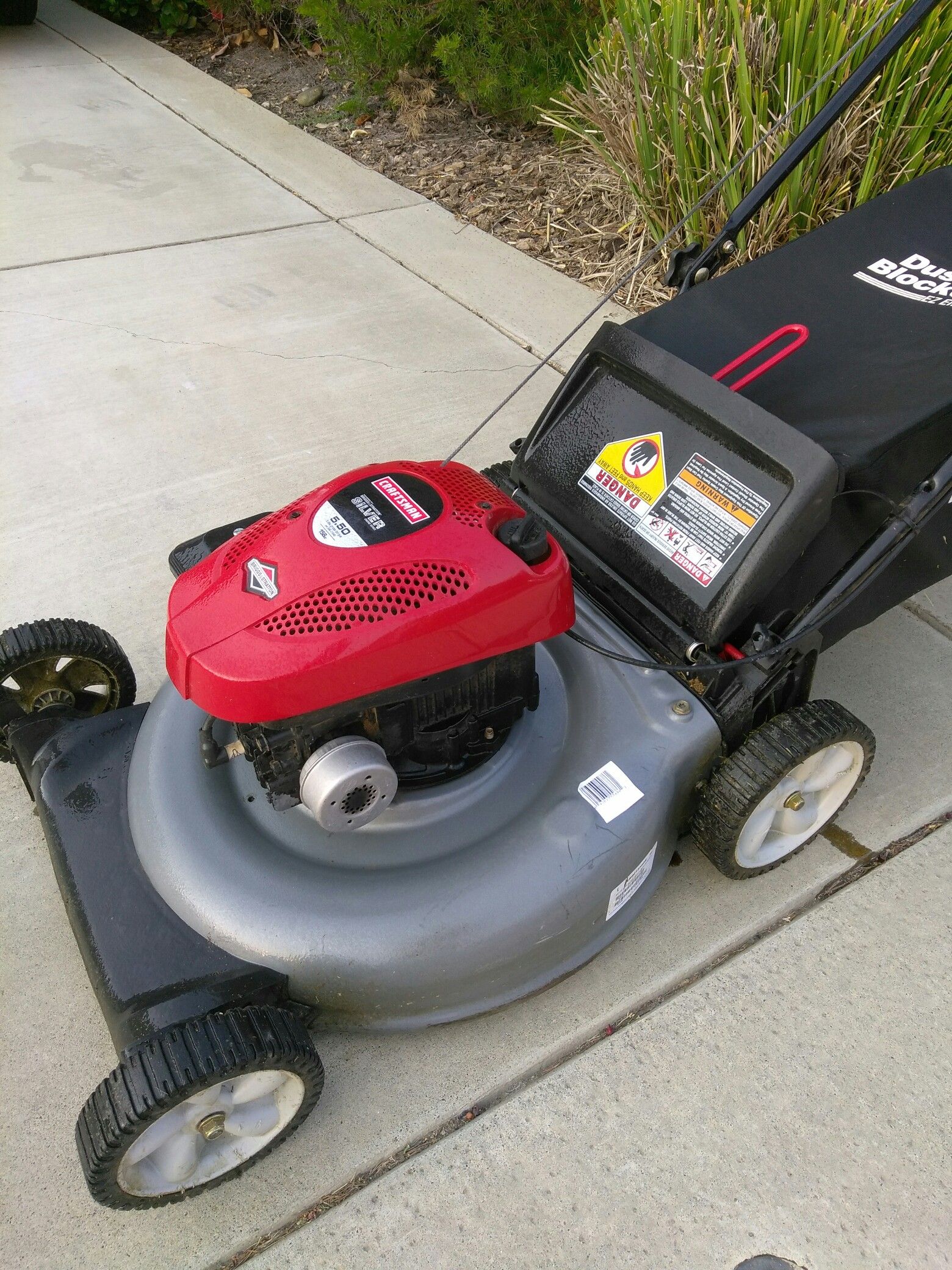 Craftsman silver best sale lawn mower