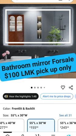 LED Bathroom Mirror with Lights