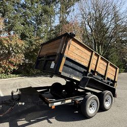 2018 Carry-On 6 x 10 10k dump trailer