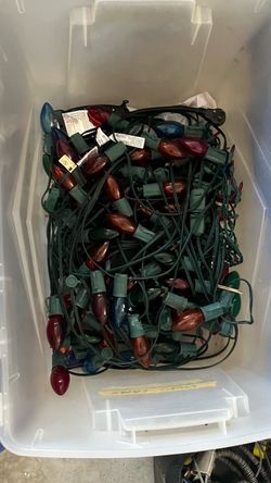 Multi-color string lights Christmas