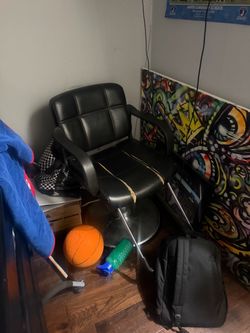 Old barber chair
