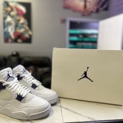 Jordan 4 Purple Metallic 