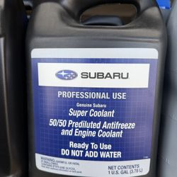 Subaru Blue Coolant 50/50 Antifreez Coolant 