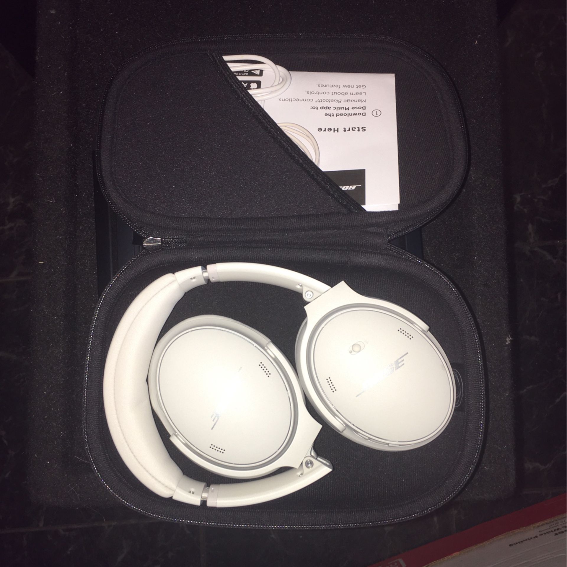 Bose QuietComfort 45 Bluetooth Wireless Noise Cancelling Headphones White Smoke