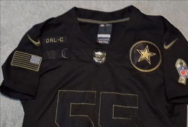 Women's Size Small Dallas Cowboys Vander Esch Salute to service Jersey stitched
