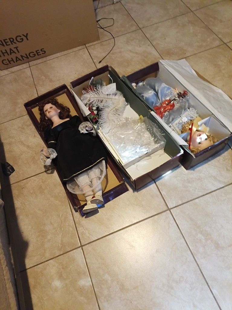 2 Old Dolls For Sale