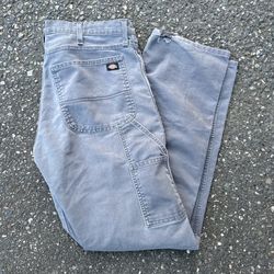 Vintage Grey Dickies Carpenter Pants Sz:32,32