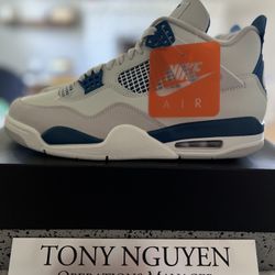 Brand New Jordan 4 Military blue