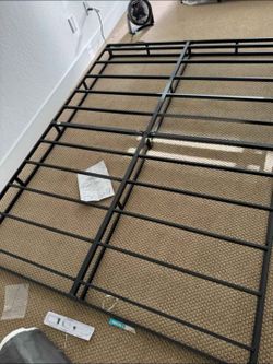 Queen Size 7 Inch Metal Box Spring Mattress Foundation Heavy Duty 3000lbs