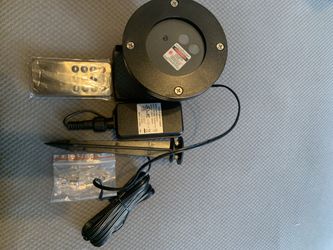 LED Projector Metal Case Light with Remote Control (green &red)
