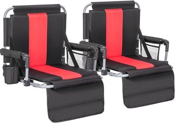 Stadium seats, Bleacher seats, Extra Wide Padded Stadium Seats for Bleachers with Back Support