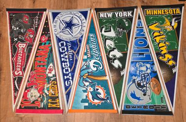 NFL TEAM PENNANTS!