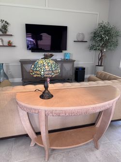 Half round foyer/console table - Thomasville