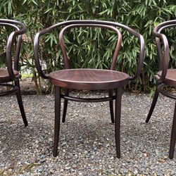 Ton Era Dining Arm Chairs (4) 