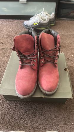 Timberland 6” Premium  Burgundy