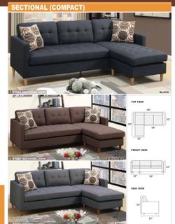 Sofa w/ pillows out bed