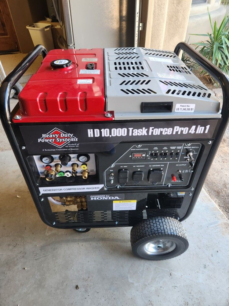 Generator, Compressor  & Washer