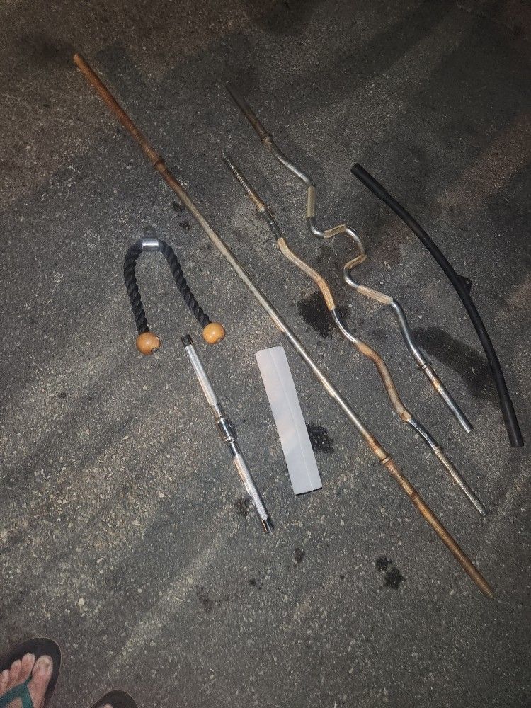 Assorted Weights And Bars