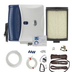 AprilAire 720AKZ Whole-House Fan-Powered Evaporative Humidifier – 21 GPD, Water Saving, Automatic Digital Control, Installation Kit, for up t=A9-607