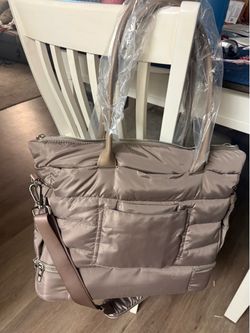 iPack Puffer Tote Bag with Crossbody Strap (NEW)
