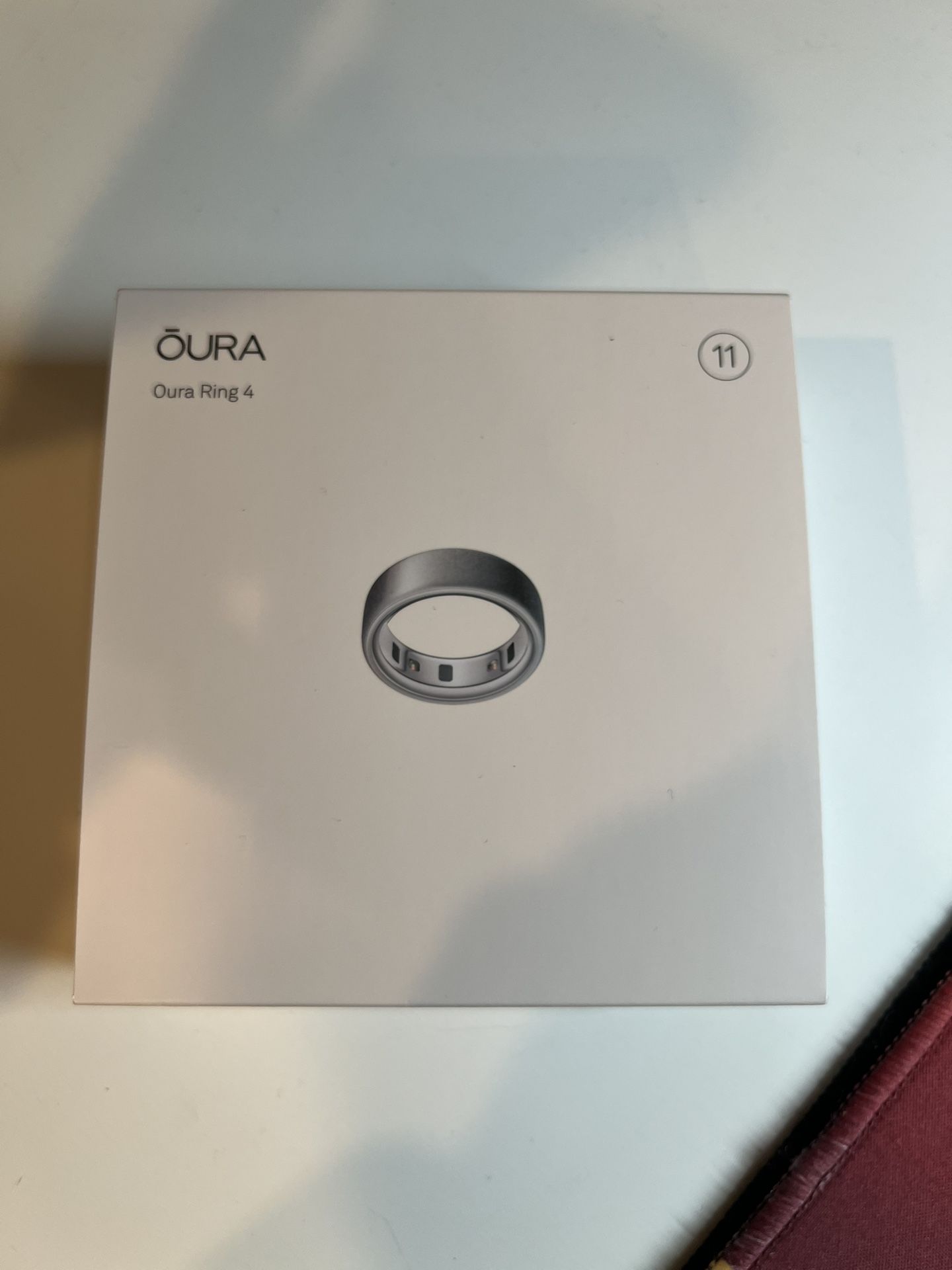 Oura Ring Gen 4 Size 11 - Brushed Silver 